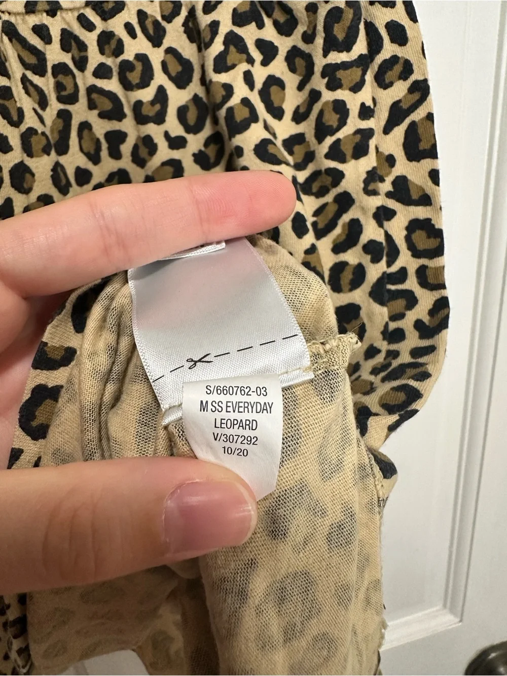 Old Navy Short Sleeve Leopard Dress Toddler Size 4T